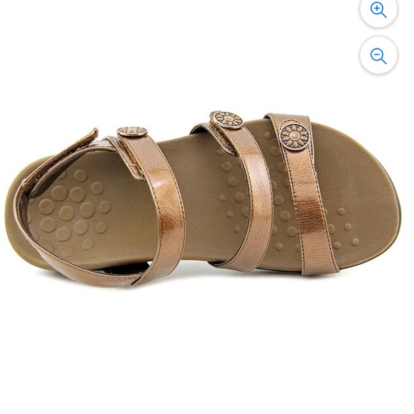 COPY - Vionic Cathy Women W Open-Toe Synthetic Bronze Slingback Sandal - Picture 3 of 11